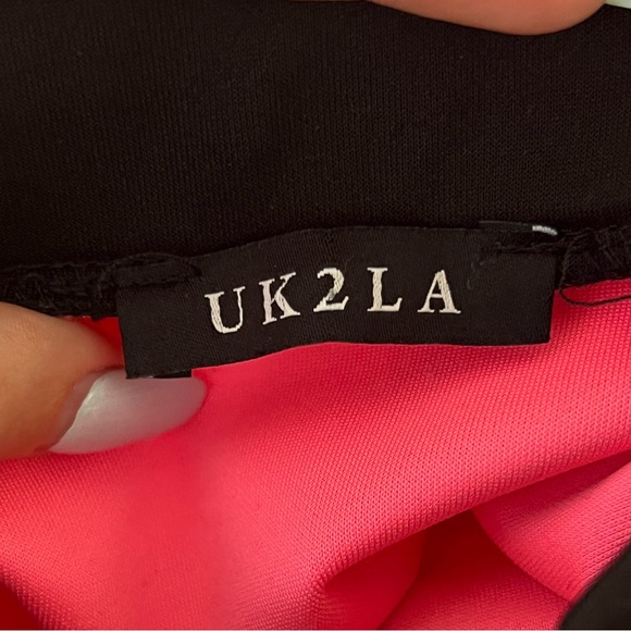 Pink and Black Retro Mini Skirt - Picture 4 of 4